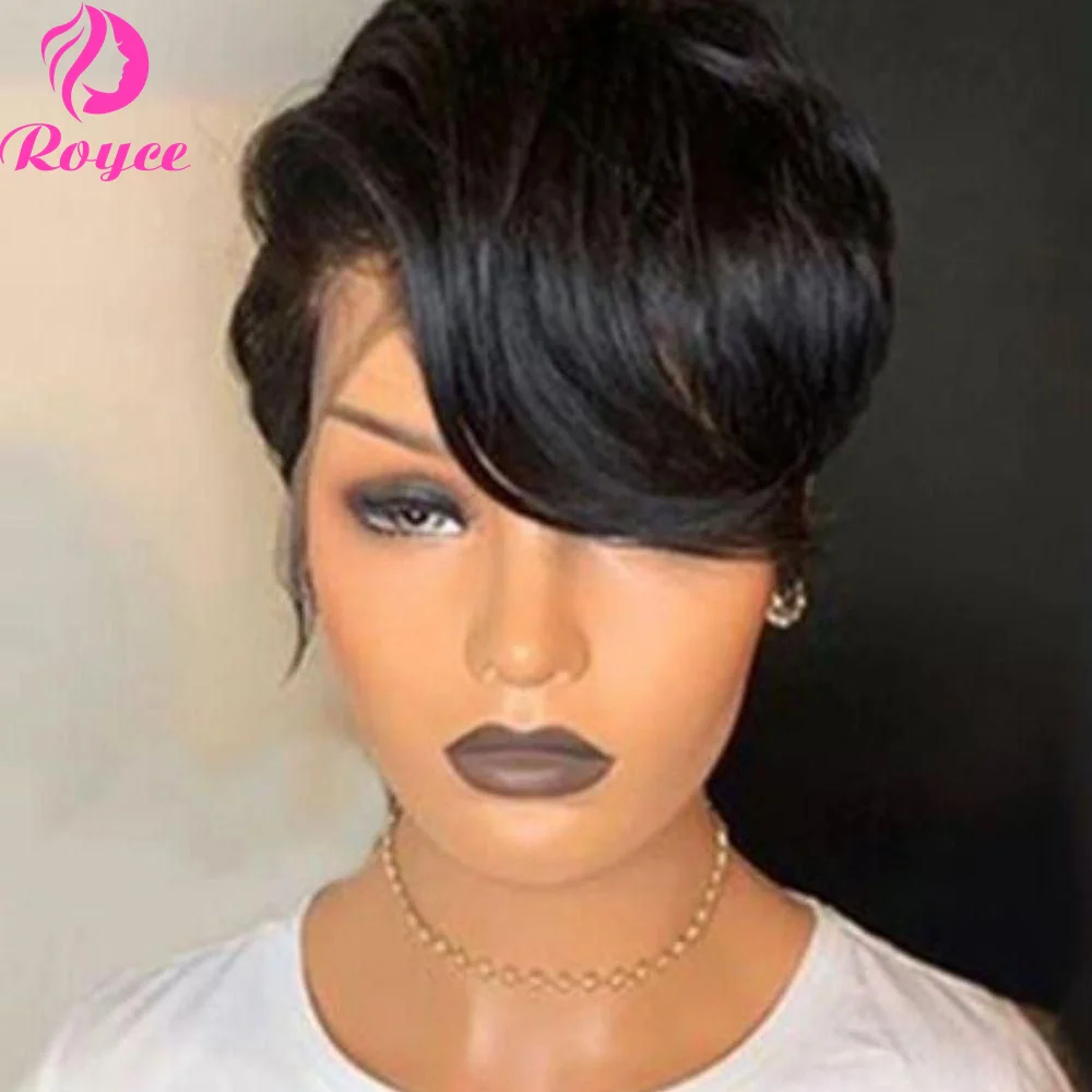 Short Pixie Cut Wig Human Hair Side Part Straight Bob Wig 13x6x1 Lace Front Human Hair Wigs Brazilian Transparent Lace T Part Wi
Short Pixie Cut Wig Human Hair Side Part Straight Bob Wig 13x6x1 Lace Front Human Hair Wigs Brazilian Transparent Lace T Part Wi