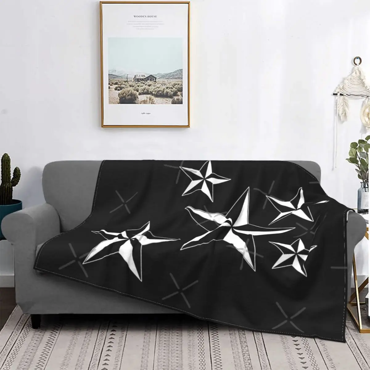 Manta de estrellas blancas para niños, colcha de cama a cuadros, muselina mullida a cuadros, manta con capucha 
Manta de estrellas blancas para niños, colcha de cama a cuadros, muselina mullida a cuadros, manta con capucha