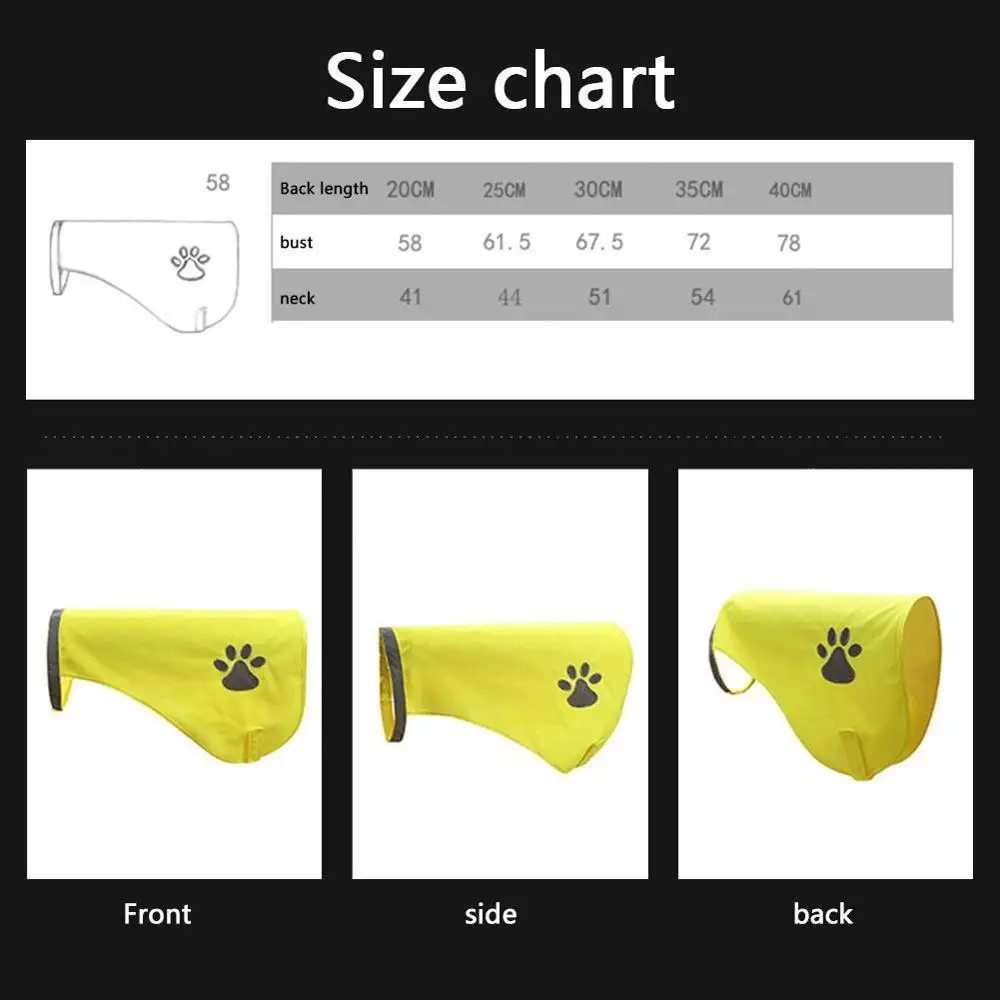 Dog Reflective Vest High Visibility Breathable Jacket Safety Apparel Fluorescent Outdoor Harness Clothes Coat Pet Comfortab B9T6 
Dog Reflective Vest High Visibility Breathable Jacket Safety Apparel Fluorescent Outdoor Harness Clothes Coat Pet Comfortab B9T6