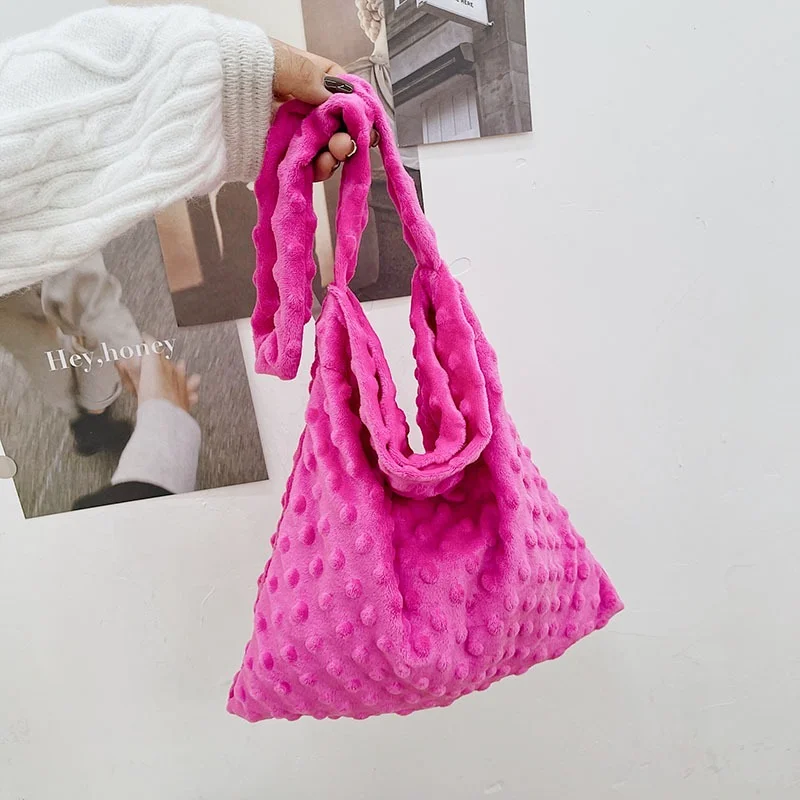 Casual Solid Soft Plush Women Shoulder Bag Winter Plush Large Capacity Crossbody bags for women Furry Big Women's Handbags Purse
Casual Solid Soft Plush Women Shoulder Bag Winter Plush Large Capacity Crossbody bags for women Furry Big Women's Handbags Purse