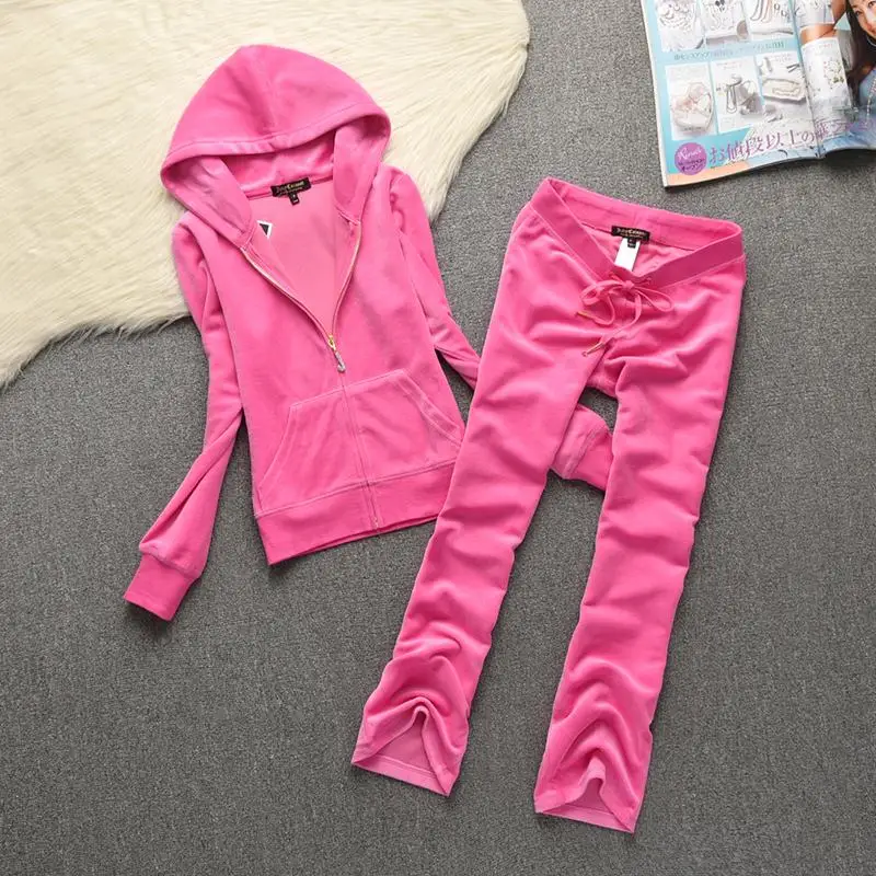 Spring/Fall 2021 Women's Brand Velvet Fabric Tracksuits Velour Suit Women Track Suit Hoodies And Pants fat sister sportswear
Spring/Fall 2021 Women's Brand Velvet Fabric Tracksuits Velour Suit Women Track Suit Hoodies And Pants fat sister sportswear