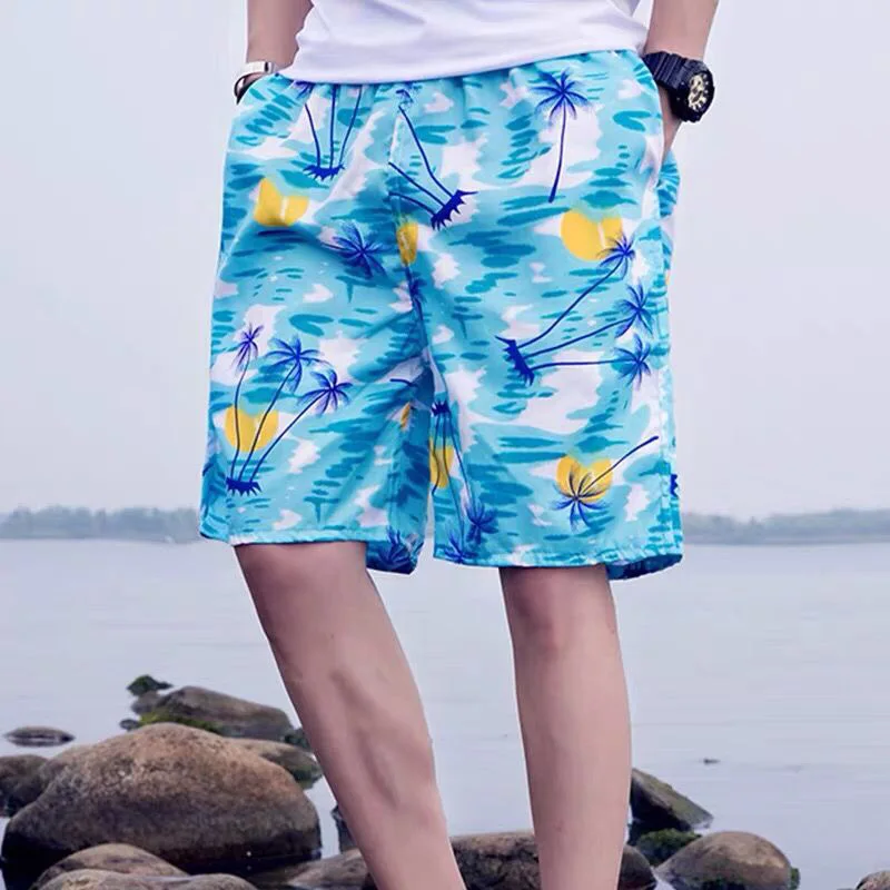 Hot-selling Products Summer Men's Beach Pants Casual Shorts Quick-drying Flower Pants Left Over
Hot-selling Products Summer Men's Beach Pants Casual Shorts Quick-drying Flower Pants Left Over