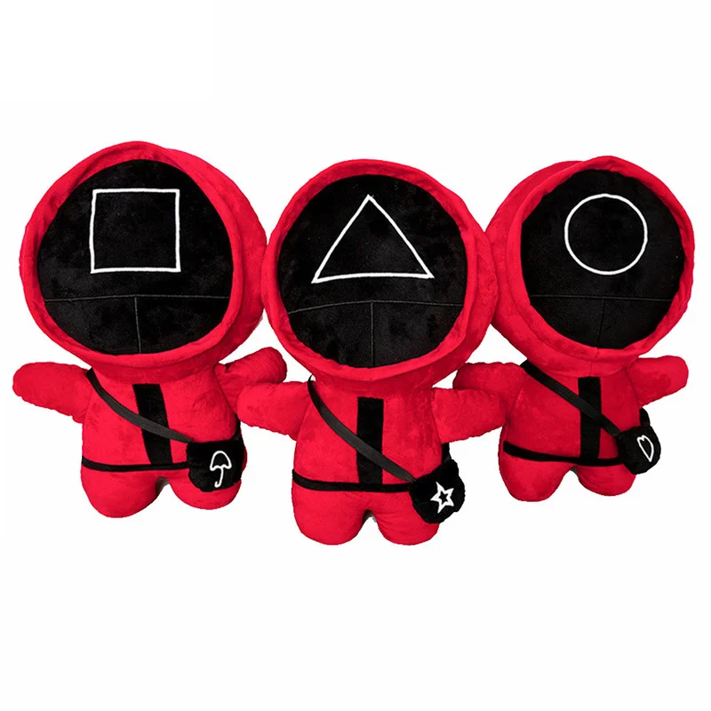 1PC Squid Game Stuffed Plush Toys Korea TV Squid Game Peluche Soft Doll Room Decoration Halloween Christmas Gifts for Children
1PC Squid Game Stuffed Plush Toys Korea TV Squid Game Peluche Soft Doll Room Decoration Halloween Christmas Gifts for Children