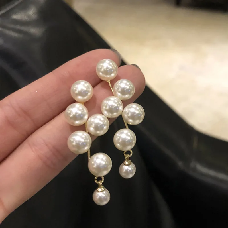 Pearl Earrings New Trendy High-Grade Luxury Design Female Dignified Generous Goddess Ear Studs Ear Clips Ear Hoops New
Pearl Earrings New Trendy High-Grade Luxury Design Female Dignified Generous Goddess Ear Studs Ear Clips Ear Hoops New