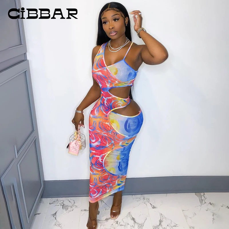 CIBBAR Summer Print Fake Two Maxi Dress Women Hollow Out Sleeveless Bodycon Long Dresses 2021 New Fashion Elegant Club Partywear
CIBBAR Summer Print Fake Two Maxi Dress Women Hollow Out Sleeveless Bodycon Long Dresses 2021 New Fashion Elegant Club Partywear