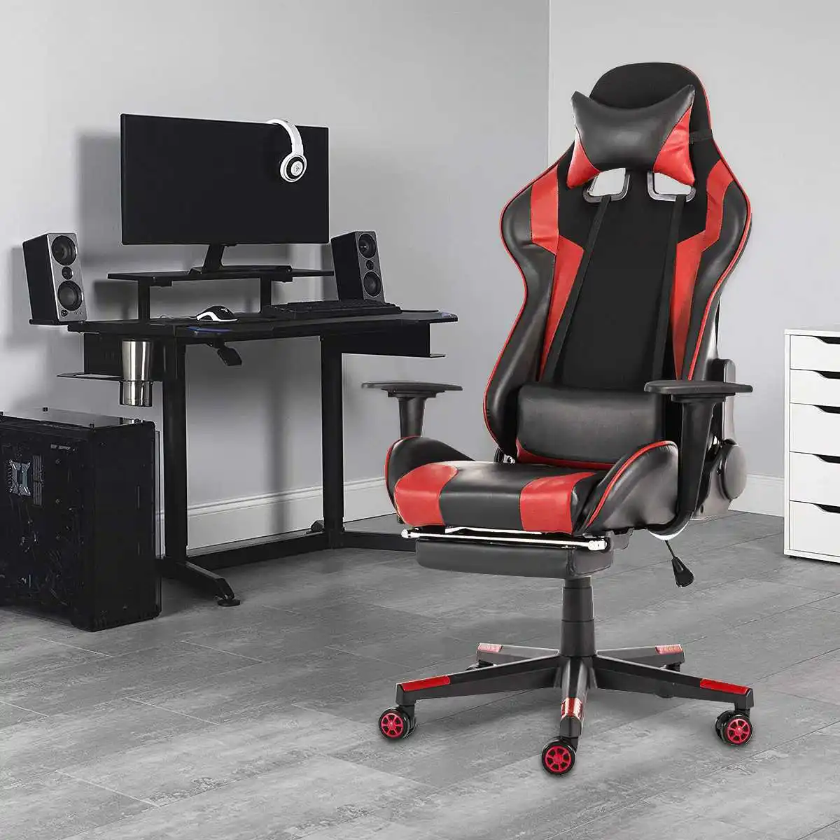 Gaming Chair Office Chair WCG Reclining Computer Chair Lying Household Chair Racing Gamer Chair PU Leather Recliner Armchair
Gaming Chair Office Chair WCG Reclining Computer Chair Lying Household Chair Racing Gamer Chair PU Leather Recliner Armchair