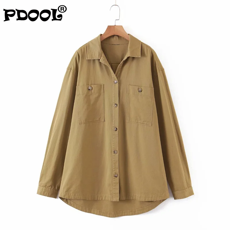 2021 Autumn New Fashion Tide Turn-down Collar Long Sleeve Single-breasted Solid Color Simple Loose Shirt Women
2021 Autumn New Fashion Tide Turn-down Collar Long Sleeve Single-breasted Solid Color Simple Loose Shirt Women