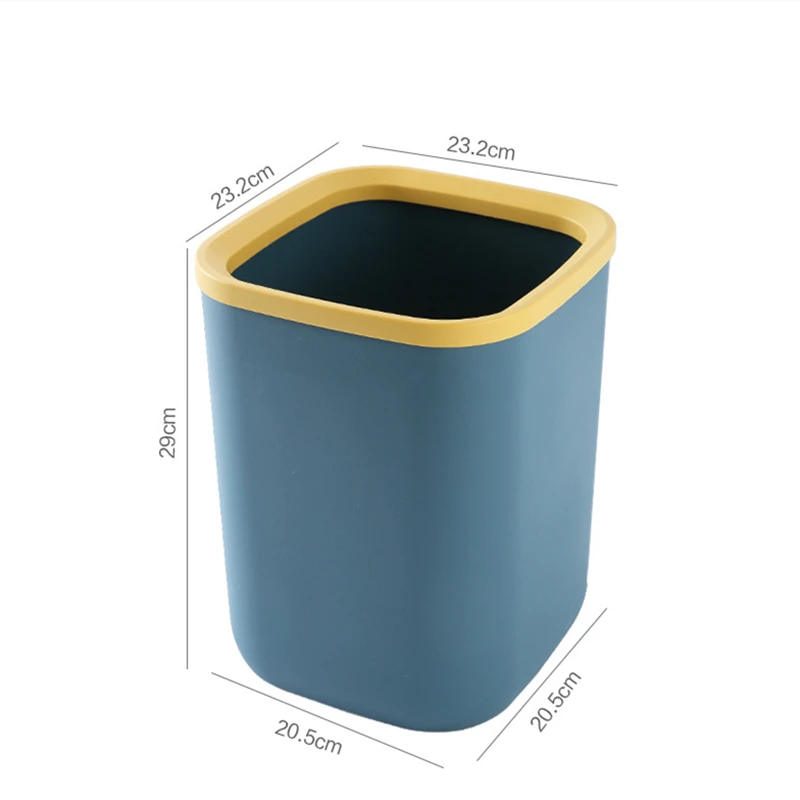 XIAOMI Youpin 12L Large Capacity Trash Can Office Bathroom Kitchen Trash Bin Living Room Bedroom Garbage Household Waste Bin