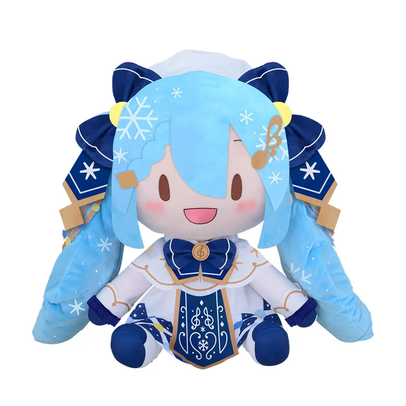 Плюшевая мягкая подушка VOCALOID Hatsune 2021 Snow Miku супер плюшевая периферийная игрушка