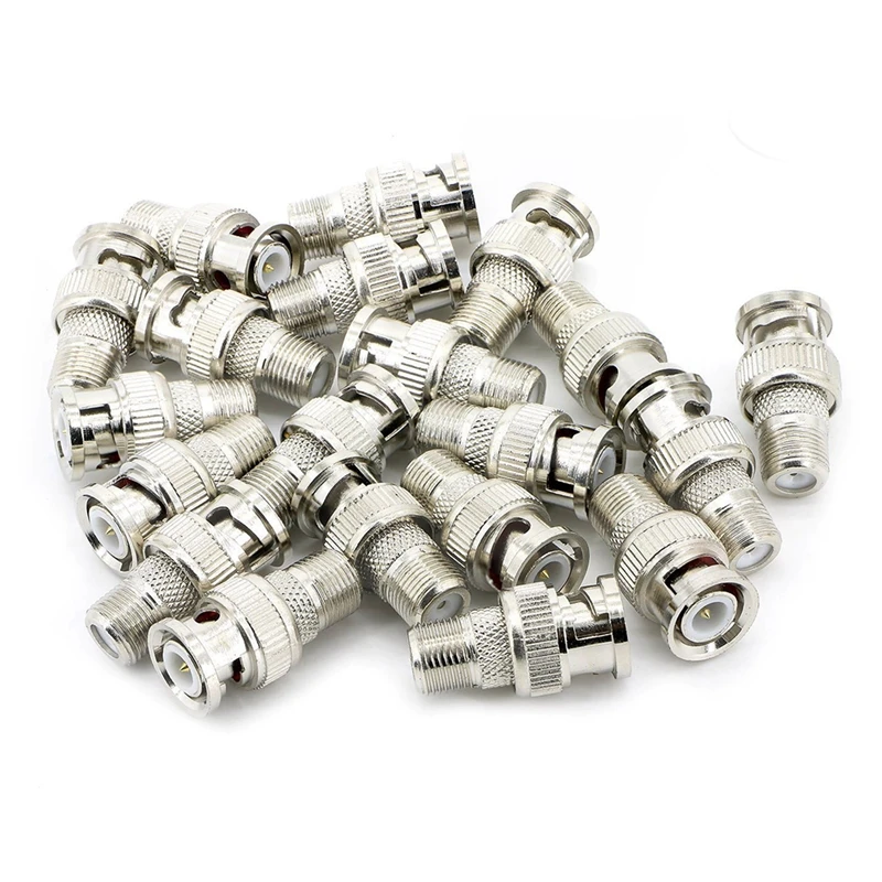 Promotion! 20pcs BNC Male Plug to F Female Jack Adapter Coax Connector Coupler adapters CCTV Camera (20PCS)
Promotion! 20pcs BNC Male Plug to F Female Jack Adapter Coax Connector Coupler adapters CCTV Camera (20PCS)