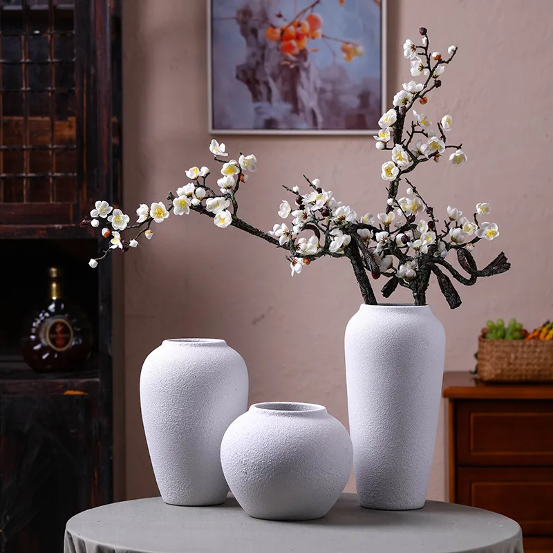 Белые керамические вазы ручной работы, простой современный домашний орнамент, горшок для гидропоники
Белые керамические вазы ручной работы, простой современный домашний орнамент, горшок для гидропоники