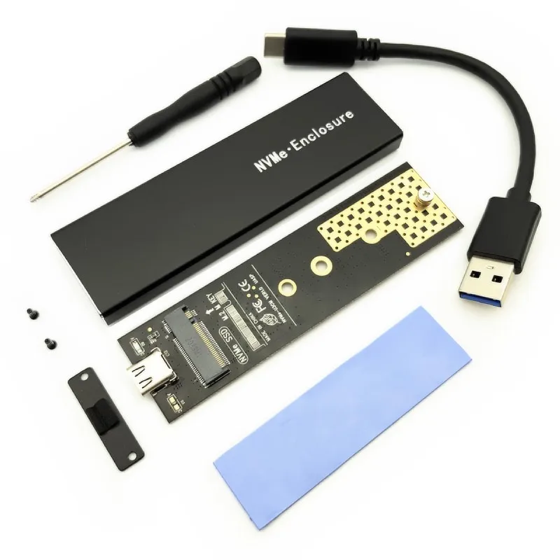 Чехол для SSD NVMe NGFF M2, 10 Гбит/с, чехол для PCI-E SATA на USB SSD, чехол для внешнего жесткого диска M-Key и B-Key M.2, чехол для SSD RTL9210B
Чехол для SSD NVMe NGFF M2, 10 Гбит/с, чехол для PCI-E SATA на USB SSD, чехол для внешнего жесткого диска M-Key и B-Key M.2, чехол для SSD RTL9210B