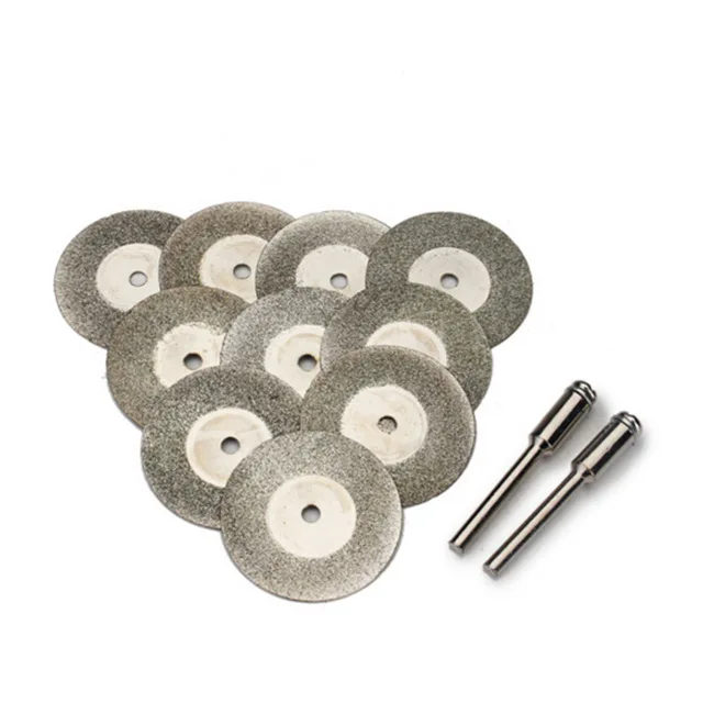 10Pcs/set 16MM Diamond Cutting Discs Mini Grinding Wheel Saw Blade For Rotary Tools Dremel Stone Blade+2pcs Mandrels Drill Bits
10Pcs/set 16MM Diamond Cutting Discs Mini Grinding Wheel Saw Blade For Rotary Tools Dremel Stone Blade+2pcs Mandrels Drill Bits