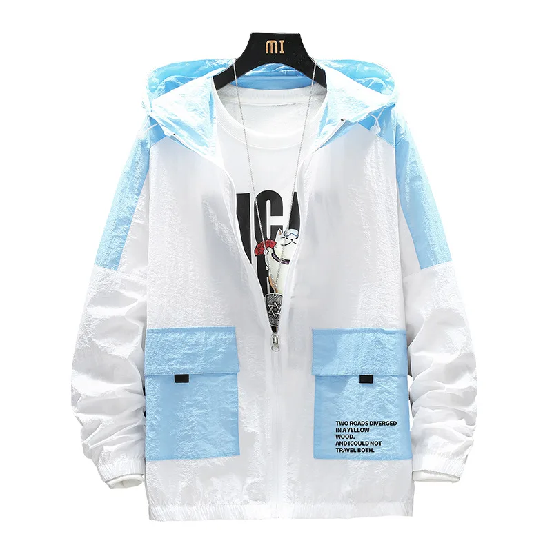 Sun Protection Clothes Men's 2021 New Spring and Summer Korean Trend Jacket Breathable Ultra-thin Jacket
Sun Protection Clothes Men's 2021 New Spring and Summer Korean Trend Jacket Breathable Ultra-thin Jacket