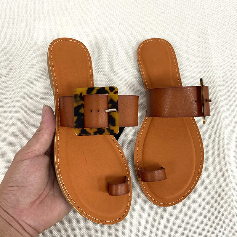 Women Sandals Beach Style Summer Shoes for Woman Flat Sandal 2021 Fashion Leather Slides Plus Size 40 41 Soulier Femme
Women Sandals Beach Style Summer Shoes for Woman Flat Sandal 2021 Fashion Leather Slides Plus Size 40 41 Soulier Femme