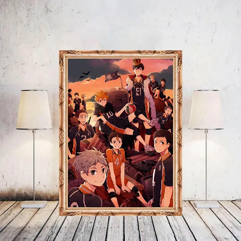 Volleyball Boy Japan Style Cartoon Anime Haikyuu Poster Modular Painting Anime Posters
Volleyball Boy Japan Style Cartoon Anime Haikyuu Poster Modular Painting Anime Posters