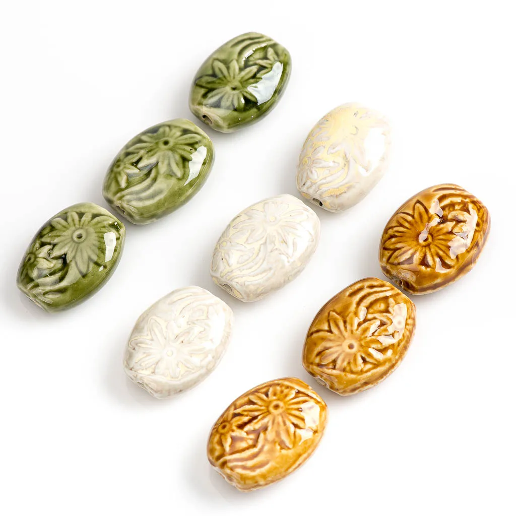 37# Big Flower Beramic Beads Porcelain bead Color ancient Jewelry Making part for Necklaces #MY221
37# Big Flower Beramic Beads Porcelain bead Color ancient Jewelry Making part for Necklaces #MY221
