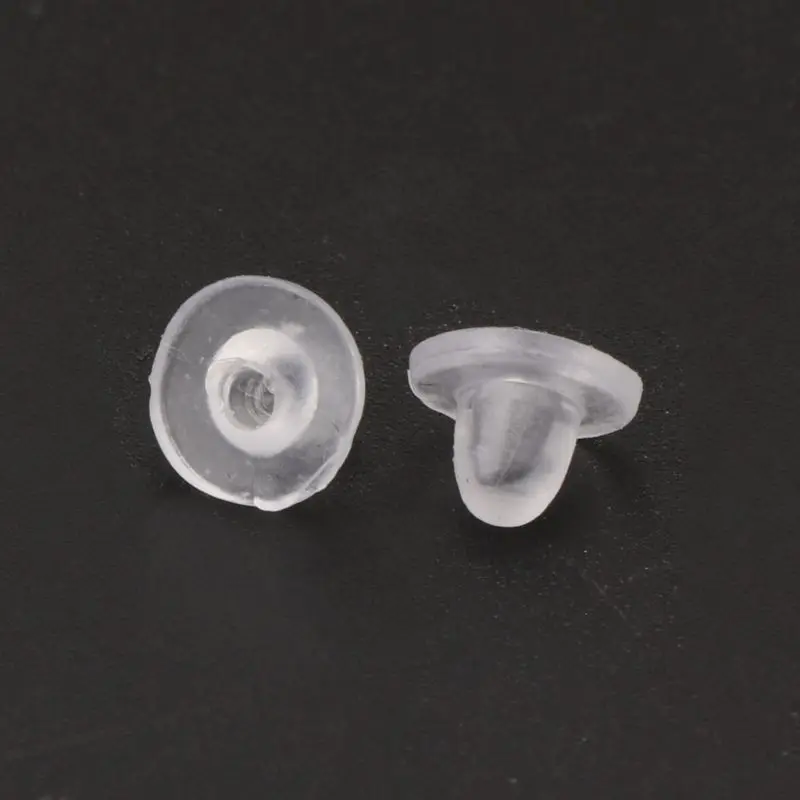 R2LE 100Pcs Clear Anti-Pain Rubber Clip On Earring Super Soft Silicone Cushion Pads
R2LE 100Pcs Clear Anti-Pain Rubber Clip On Earring Super Soft Silicone Cushion Pads
