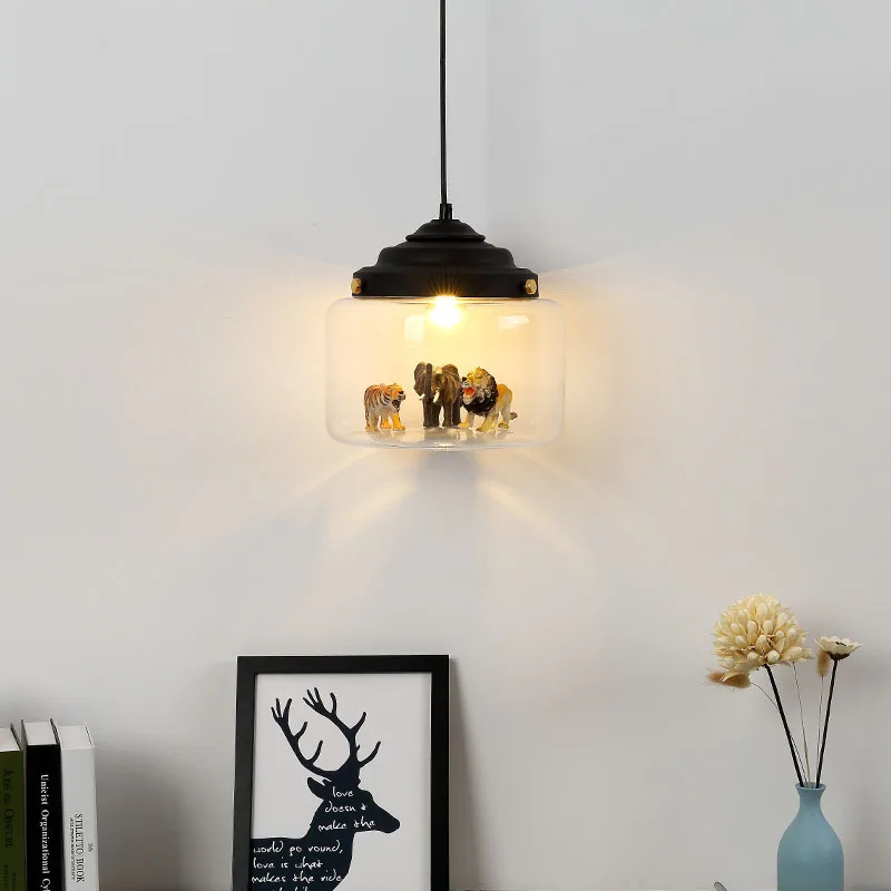 Nordic Creative Animal Glass Chandelier For Children Bedroom Restaurant Dining Coffee Bedside Table Lamp Cartoon Pendant Light
Nordic Creative Animal Glass Chandelier For Children Bedroom Restaurant Dining Coffee Bedside Table Lamp Cartoon Pendant Light