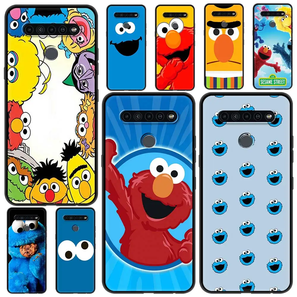 

Silicon Case for LG K41s K61 K50 G6 K50s k40s k40 G8 G7 Q60 K71 K42 Soft Phone Cover Back Shell Capa Sesame Street Funda Coque