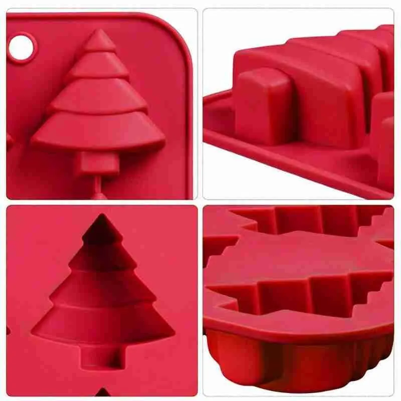Christmas Tree Cake Mold Silicone 6 Holes Cookies Candy Ice Kitchen Mould Wax Baking Tray Chocolate Party Supplies Jelly Z7R3
Christmas Tree Cake Mold Silicone 6 Holes Cookies Candy Ice Kitchen Mould Wax Baking Tray Chocolate Party Supplies Jelly Z7R3