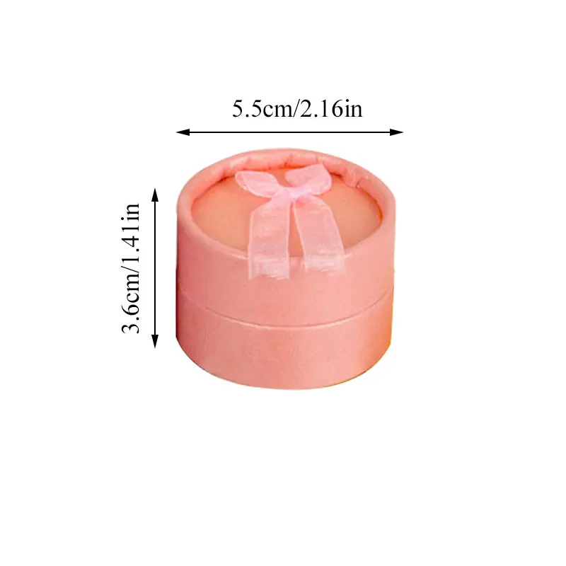 New Elegant Round Earring Rings Box Bowknot Jewelry Organizer Box Holder Wedding Engagement Gift Packaging Box Jewelry Display
New Elegant Round Earring Rings Box Bowknot Jewelry Organizer Box Holder Wedding Engagement Gift Packaging Box Jewelry Display