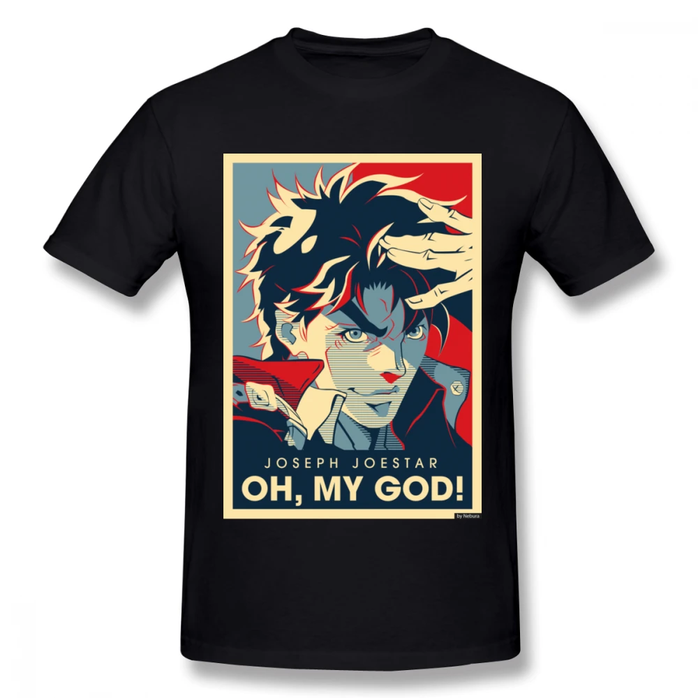 2021 Summer Print Men's T-shirt Jojo Bizarre Adventure Vintage Joestar Joseph OH MY GOD Men's Letter T-shirt Large Size 
2021 Summer Print Men's T-shirt Jojo Bizarre Adventure Vintage Joestar Joseph OH MY GOD Men's Letter T-shirt Large Size