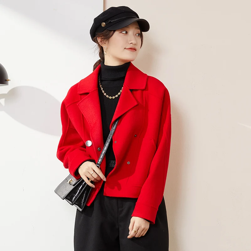 Pure Wool Knitted Coat Women Long Sleeve Turn Down Collar Jacket For Women Autumn Winter Warm Loose Sweater Elegant Chic Tops
Pure Wool Knitted Coat Women Long Sleeve Turn Down Collar Jacket For Women Autumn Winter Warm Loose Sweater Elegant Chic Tops