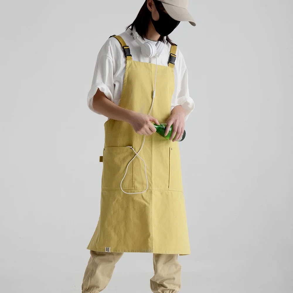 JEAZEA 1xThick Canvas Unisex Apron Bib Chef Kitchen Apron for Women Men Coffee Shop Barber BBQ Bib working uniform Milk Tea Suit 
JEAZEA 1xThick Canvas Unisex Apron Bib Chef Kitchen Apron for Women Men Coffee Shop Barber BBQ Bib working uniform Milk Tea Suit