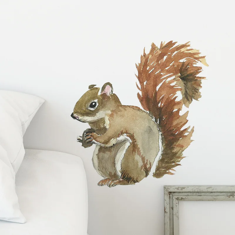 Cute squirrel Wall sticker for kids babyroom home removable wallpaper living room bedroom mural animals PVC stickers
Cute squirrel Wall sticker for kids babyroom home removable wallpaper living room bedroom mural animals PVC stickers
