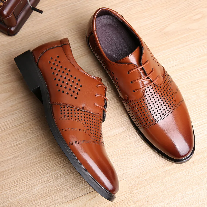 Business Shoes Men Sandals Summer Loafers Mens Dress Shoes Plus Size Luxury Men Shoes Leather Zapatos De Hombre De Vestir Formal
Business Shoes Men Sandals Summer Loafers Mens Dress Shoes Plus Size Luxury Men Shoes Leather Zapatos De Hombre De Vestir Formal