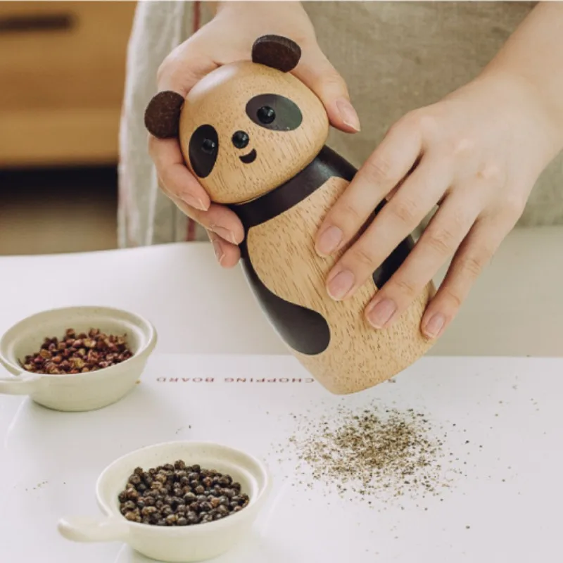 Panda Salt And Pepper Mill Grinder For Kitchen Freshly Ground Pepper And Salt Kitchen Tools Cute Greender Kitchen Utensils
Panda Salt And Pepper Mill Grinder For Kitchen Freshly Ground Pepper And Salt Kitchen Tools Cute Greender Kitchen Utensils