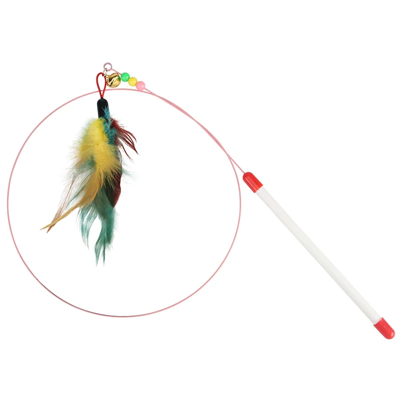 3pcs Steel Wire Feather Cat Teaser Red Green Feather Cat Rod Toy With Bell Pet Toy
3pcs Steel Wire Feather Cat Teaser Red Green Feather Cat Rod Toy With Bell Pet Toy