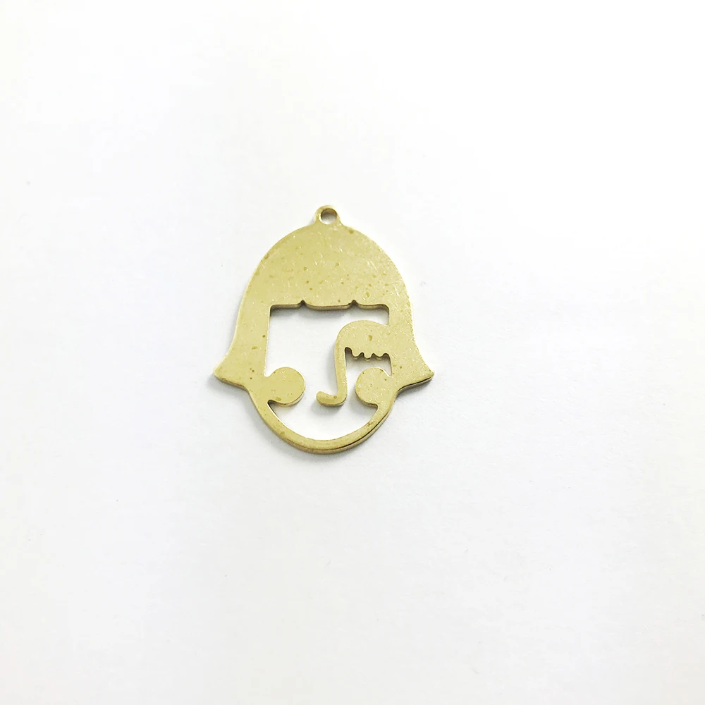 31.5*25mm Brass Single Hanging Jewelry Accessories Short Hair Winking Girl DIY Trendy Earring Necklace Bracelet Pendant
31.5*25mm Brass Single Hanging Jewelry Accessories Short Hair Winking Girl DIY Trendy Earring Necklace Bracelet Pendant