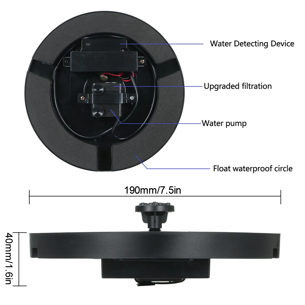 LED Solar Fountain 3.8W Solar Powered Floating Pump Outdoor Water Feature With Colorful LED Lights, 6 Nozzles, Water Fountain
LED Solar Fountain 3.8W Solar Powered Floating Pump Outdoor Water Feature With Colorful LED Lights, 6 Nozzles, Water Fountain