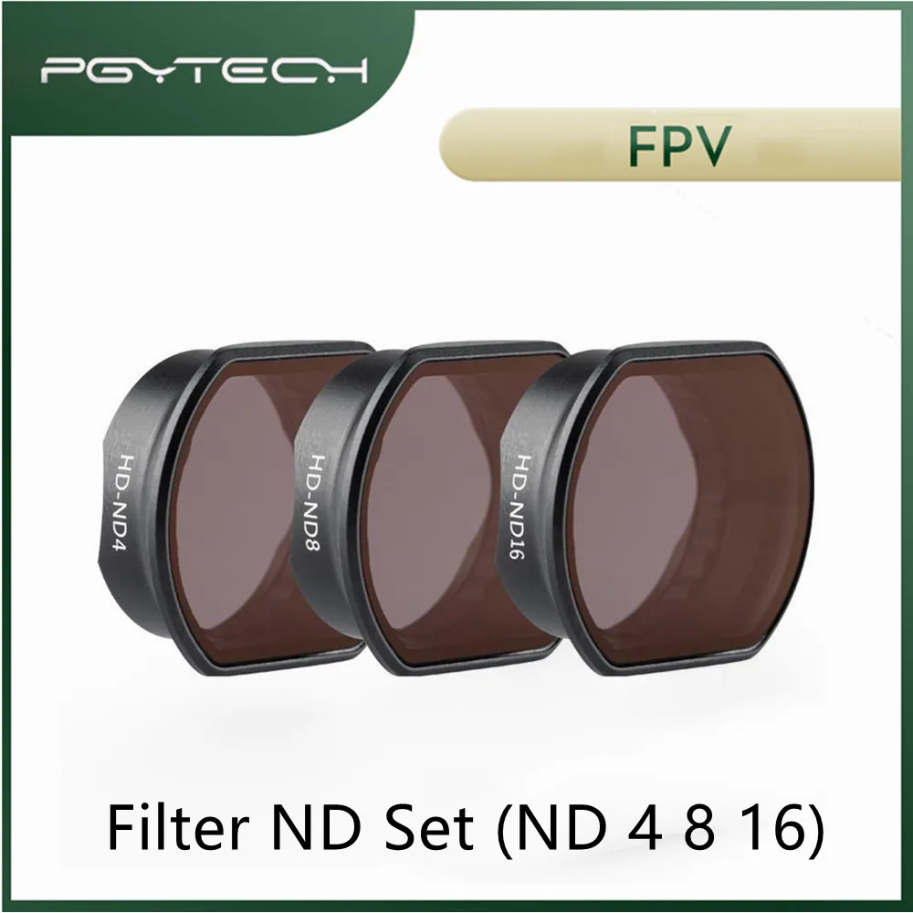 Фильтр PGYTECH DJI FPV, набор ND 4, 8, 16, регулировка экспозиции, плавный исход видео, изображение высокой четкости, легко снимается
Фильтр PGYTECH DJI FPV, набор ND 4, 8, 16, регулировка экспозиции, плавный исход видео, изображение высокой четкости, легко снимается