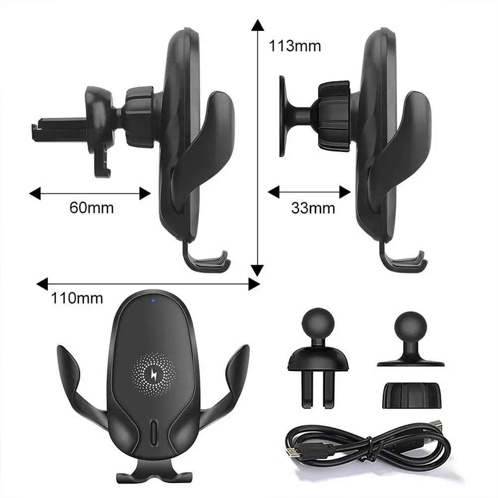 15W Phone Charger Mount Car Quick QI Wireless Car Gravity Clamping Fast Charging Holder For IPhone Pro For Samsung S20 S10 S9 30
15W Phone Charger Mount Car Quick QI Wireless Car Gravity Clamping Fast Charging Holder For IPhone Pro For Samsung S20 S10 S9 30