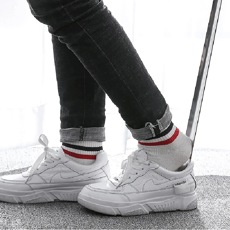 Extra Long Handle Shoe Horn Stainless Steel 25" Handled Metal Shoehorn Horns Adjustable Length Shoehorn for Women Men Shoes
Extra Long Handle Shoe Horn Stainless Steel 25" Handled Metal Shoehorn Horns Adjustable Length Shoehorn for Women Men Shoes