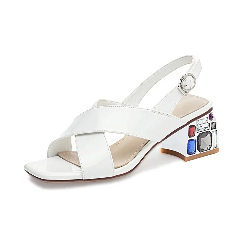 fairy style 2021 medium-heeled high-heeled leather Thick-heeled summer sandals female shoes
fairy style 2021 medium-heeled high-heeled leather Thick-heeled summer sandals female shoes