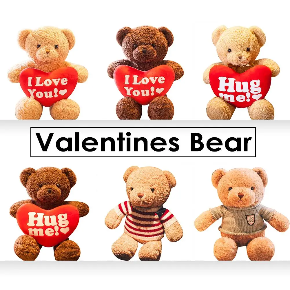 Плюшевый плюшевый мишка чучела животных кукла с сердцем любви для девушки подарок на день Святого Валентина
Плюшевый плюшевый мишка чучела животных кукла с сердцем любви для девушки подарок на день Святого Валентина