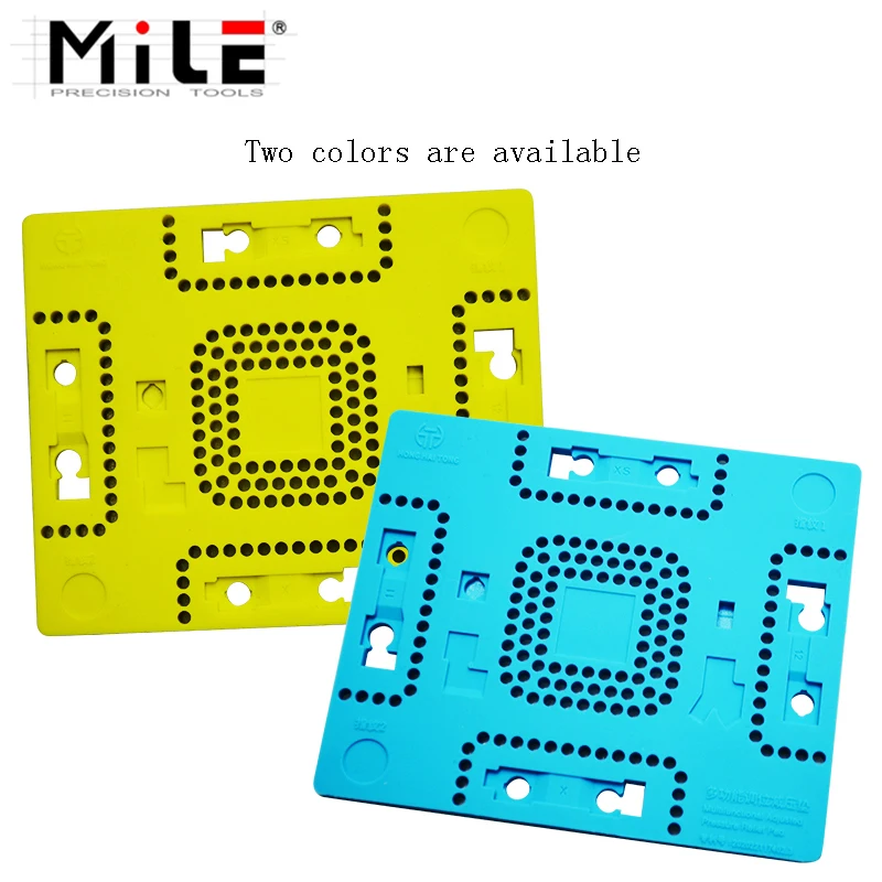 MILE Positioning Pressure-Reducing Protective Pad With Multi-Component Slots For iPhone CPU BGA Fingerprint Face Chips Repairing |
