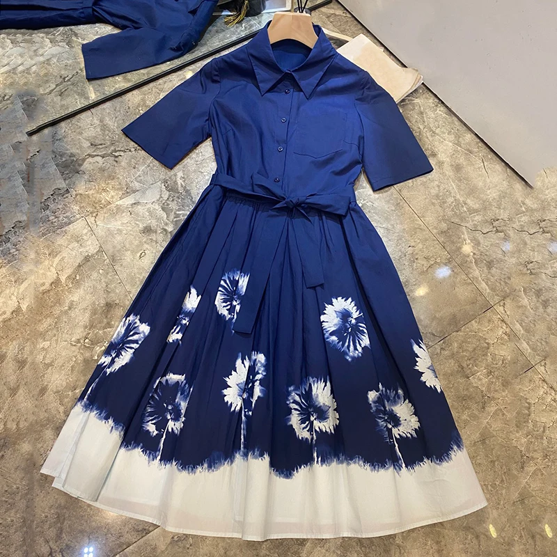 Women Summer Cotton 2021 Casual Dress Printed Stand-up collar Half Sleeve Button Dress Elegant Ladies Party Dresses Vestido
Women Summer Cotton 2021 Casual Dress Printed Stand-up collar Half Sleeve Button Dress Elegant Ladies Party Dresses Vestido