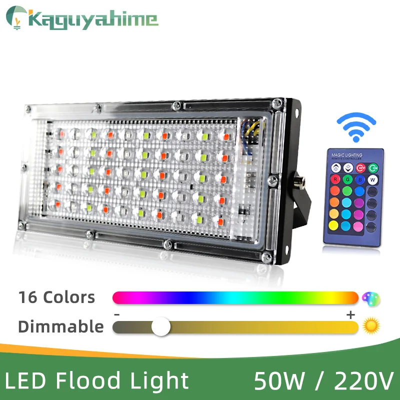 Kaguyahime RGB Remote LED Spotlight 50W 100W Reflector Lighting 220V 240V Light Colorful Lamp IP65 Waterproof Outdoor Spot Light
Kaguyahime RGB Remote LED Spotlight 50W 100W Reflector Lighting 220V 240V Light Colorful Lamp IP65 Waterproof Outdoor Spot Light