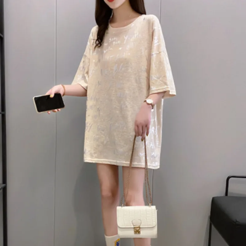 #2048 Summer Loose T Shirts For Women Harajuku O-neck Short Sleeve T Shirt Female Casual Print Tshirt Femme Tops Girl Top Sequin 
#2048 Summer Loose T Shirts For Women Harajuku O-neck Short Sleeve T Shirt Female Casual Print Tshirt Femme Tops Girl Top Sequin