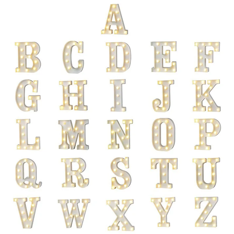 26 Letter LED Light Marquee Sign Number Lamp Decoration Night Light For Party Birthday New Year Valentine's Day Decor 
26 Letter LED Light Marquee Sign Number Lamp Decoration Night Light For Party Birthday New Year Valentine's Day Decor