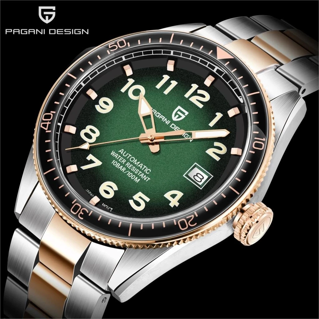 PAGANI DESIGN 2021 Fashion New Men Watch Brand Luxury Waterproof Watch Sports Business Watch Men Stainless Steel Automatic Watch
PAGANI DESIGN 2021 Fashion New Men Watch Brand Luxury Waterproof Watch Sports Business Watch Men Stainless Steel Automatic Watch