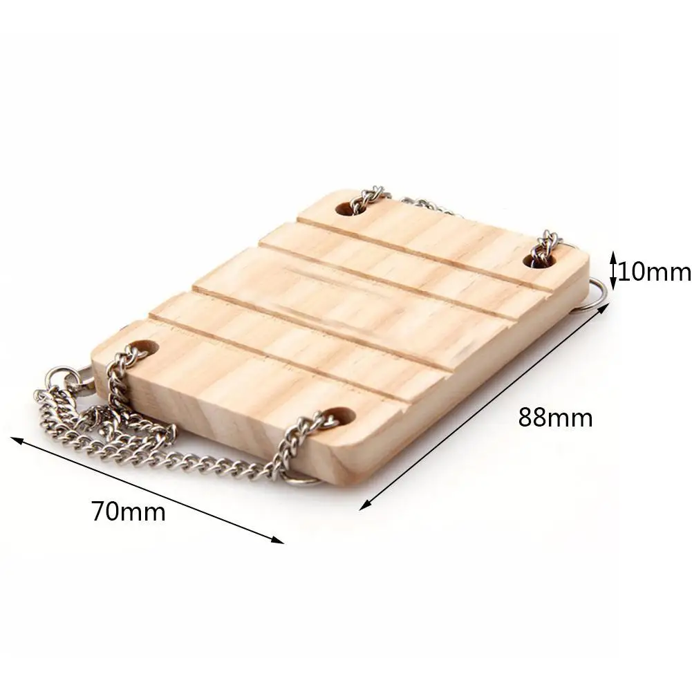 1PCS Mouse Rat Parrot Hamster Bell Swing With Chain Hanging Funny Wooden Ladder Mini Pet Small Bell Poppled Dropshipping To S9W3
1PCS Mouse Rat Parrot Hamster Bell Swing With Chain Hanging Funny Wooden Ladder Mini Pet Small Bell Poppled Dropshipping To S9W3