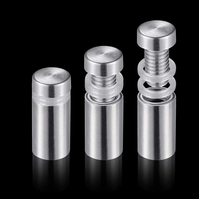 48 Packs Sign Standoff Screws Advertising Screws Stainless Steel Wall Standoff Mounts Glass Acrylic Nail for Glass Artwork and S
48 Packs Sign Standoff Screws Advertising Screws Stainless Steel Wall Standoff Mounts Glass Acrylic Nail for Glass Artwork and S