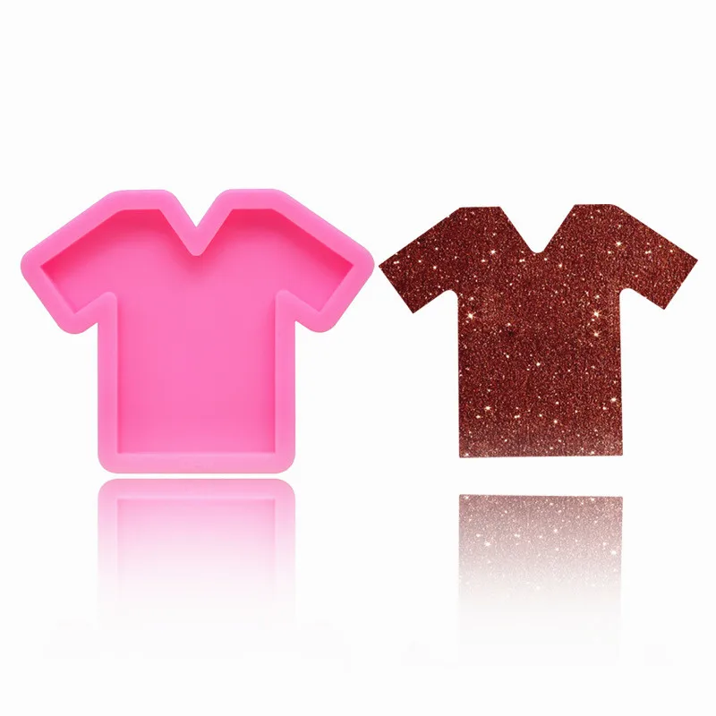 HMZCN Bright T-Shirt shape Shiny keychains Silicone Molds DIY Shirt Jewelry Epoxy Resin Molds kitchen tools For kitchen
HMZCN Bright T-Shirt shape Shiny keychains Silicone Molds DIY Shirt Jewelry Epoxy Resin Molds kitchen tools For kitchen