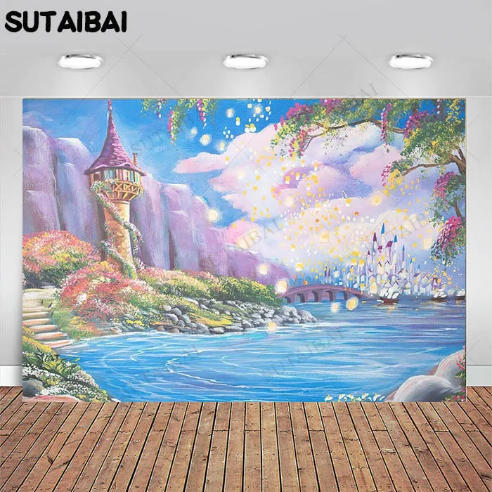 Fairy Tale World Backdrop Baby Shower Birthday Fairy River Castle Lantern Kid Photography Background Photostudio Photozone Props
Fairy Tale World Backdrop Baby Shower Birthday Fairy River Castle Lantern Kid Photography Background Photostudio Photozone Props